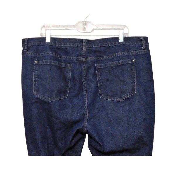 No. 62 Skinny Jeans 20 Blue Denim Modern Fit 42 x 28.5 Cotton Blend - Picture 4 of 7